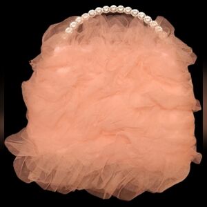 Alessia Elegant Pink Ruffled Women's Bag Small Adoroble Crossbody Purse